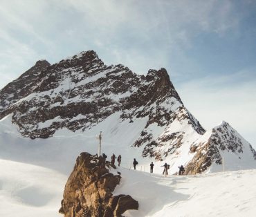 People in snow